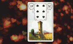 Lenormand Tower: kaardi tähendus ja tõlgendus Lenormand Tower kaardikombinatsioon kaardid